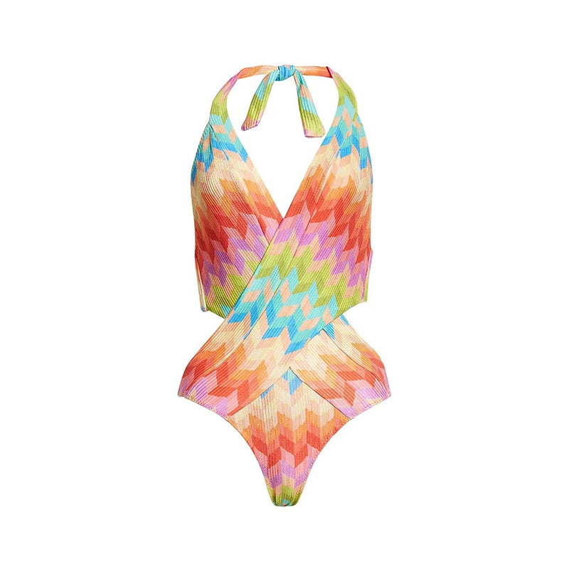 طقم سباحة بالوان مميزة