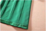 فستان نسائى أخضر طويل أنيق
